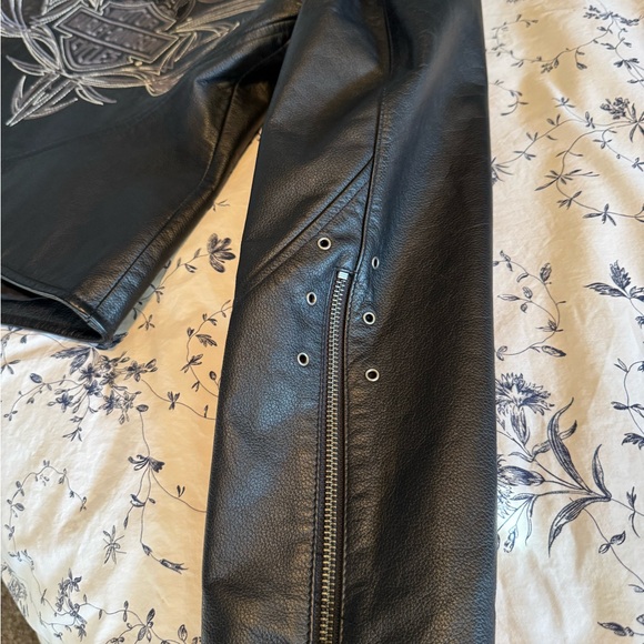 Harley Davidson leather biker jacket - Picture 6 of 8